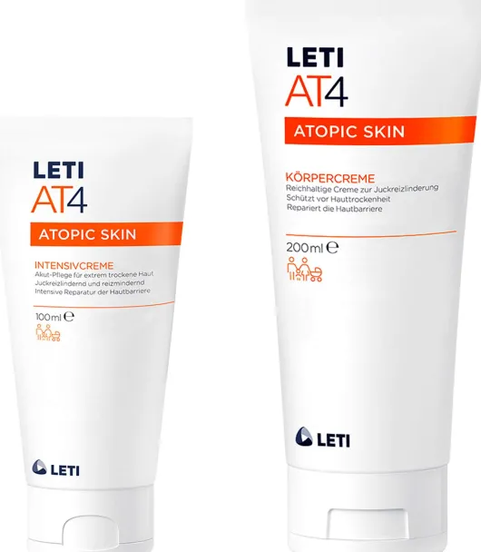 LETI AT4 Intensivcreme 100 ml + LETI AT4 Körpercreme 200 ml