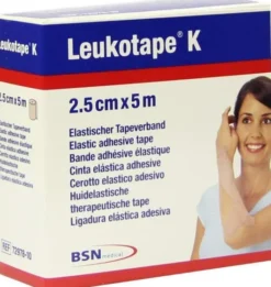 Leukotape K 2,5cm Hautfarben