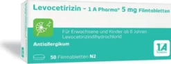 Levocetirizin 1a Pharma 5 mg 50 Filmtabletten