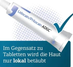 Lidocain-Prilocain ADGC 25 mg je g plus 25 mg je g Creme 30 g