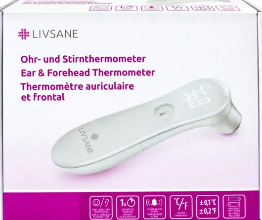 Livsane Ohr- und Stirnthermometer 1 Stk