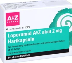 Loperamid Abz Akut 2 mg 10 Hartkapseln