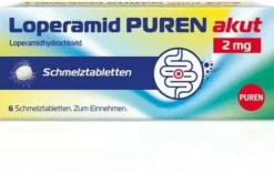 Loperamid Puren Akut 2 mg 6 Schmelztabletten