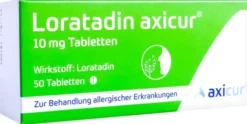 Loratadin Axicur 10 mg 50 Tabletten