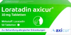Loratadin Axicur 10 mg 50 Tabletten
