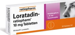 Loratadin Ratiopharm 10mg 20 Tabletten
