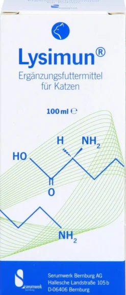 Lysimun Ergänzungsfuttermittel Lösung Für Katzen 100ml