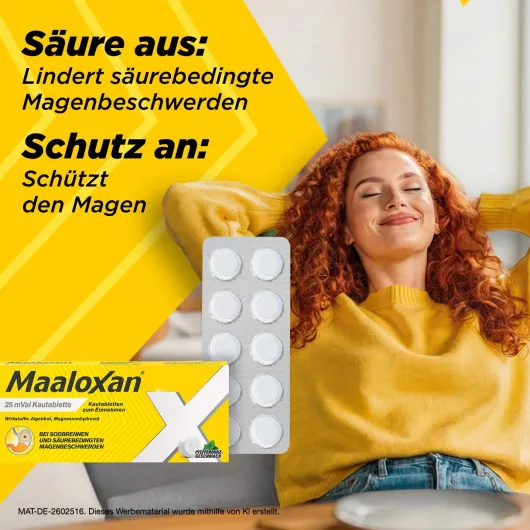 Maaloxan 25 mVal 20 Kautabletten