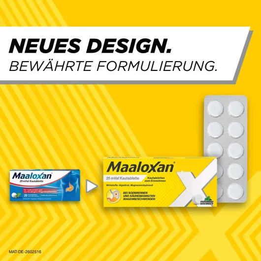 Maaloxan 25 mVal 100 Kautabletten