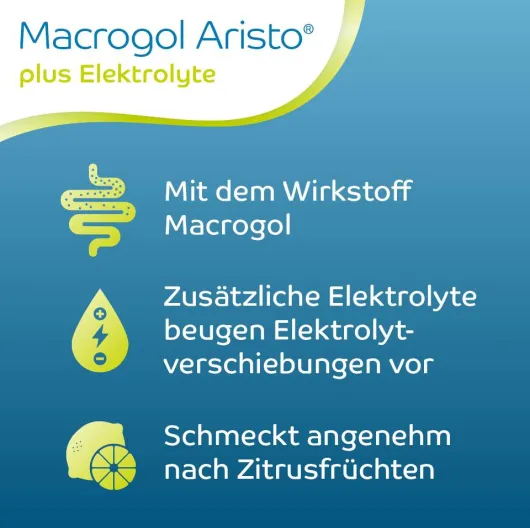 Macrogol Aristo Plus Elektrolyte 10 Beutel