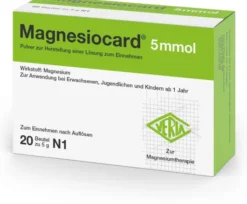 Magnesiocard 5 Mmol Pulver 20 Beutel