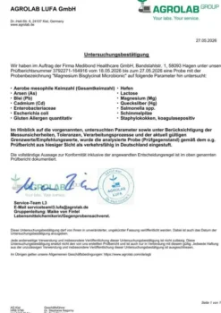 Magnesium Bisglycinat Microbionic 180 Kapseln