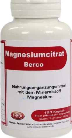 Magnesiumcitrat Berco 120 Kapseln