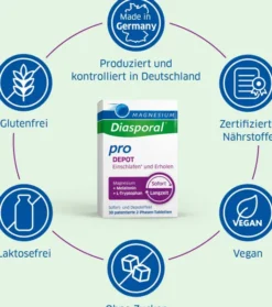 Magnesium Diasporal pro DEPOT Einschlafen + Erholen 30 Tabletten
