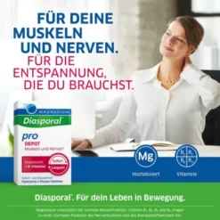Magnesium Diasporal Pro DEPOT Muskeln und Nerven Tabletten 90 Stück