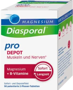 Magnesium Diasporal Pro DEPOT Muskeln und Nerven Tabletten 90 Stück