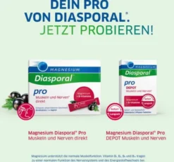 Magnesium Diasporal Pro DEPOT Muskeln und Nerven Tabletten 90 Stück