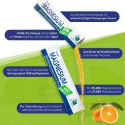 Magnesium 400 direkt Orange 50 Portionssticks