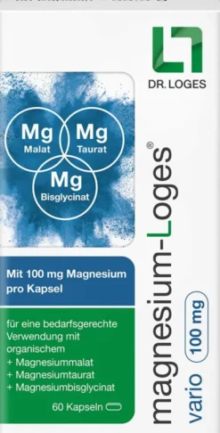 Magnesium-Loges Vario 100 mg 60 Kapseln