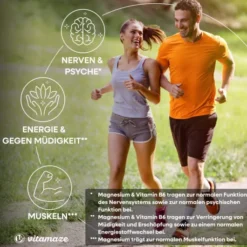 Magnesium Malat 1800 mg + Vitamin B6 180 Kapseln