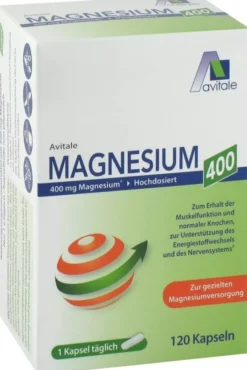 Magnesium 400 mg 120 Kapseln