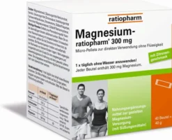 Magnesium ratiopharm 300 mg Pellets 40 Stück