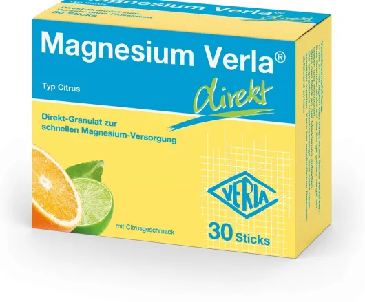 Magnesium Verla Direkt Citrus 30 Granulatbeutel
