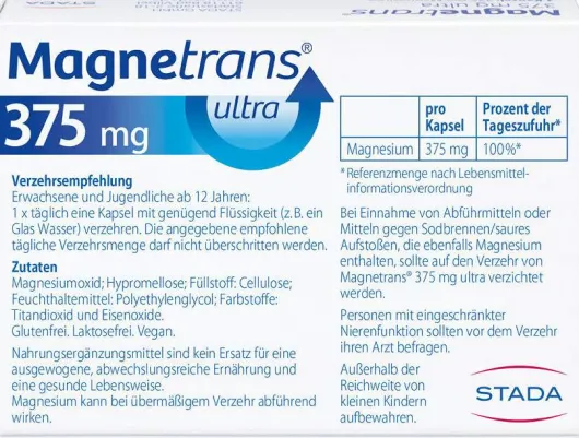 Magnetrans 375 mg Ultra 20 Kapseln