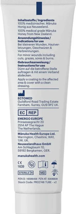 Manuka Health Wundheilhonig Tube 30 g