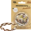 Mückenschutz Armband Pu Leder Braun-Weiß Kda 1 Stück