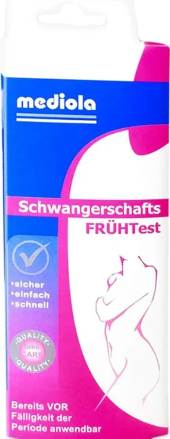 Mediola 1 Schwangerschaftsfrühtest