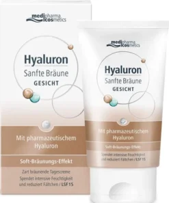 medipharma cosmetics Hyaluron Sanfte Bräune Gesichtspflege Creme 50 ml