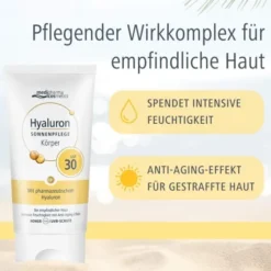 medipharma cosmetics Hyaluron Sonnenpflege Körper LSF 30 150 ml Creme