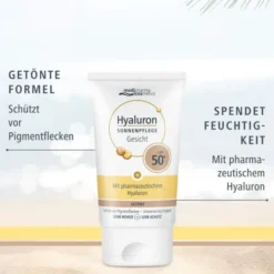 medipharma cosmetics Hyaluron Sonnenpflege Gesicht LSF 50+ getönt 50 ml