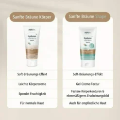 medipharma cosmetics Hyaluron Sanfte Bräune Körperpflege Creme 200 ml
