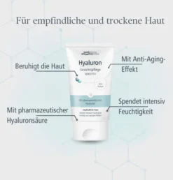 medipharma cosmetics Hyaluron Gesichtspflege sensitive 50 ml Creme