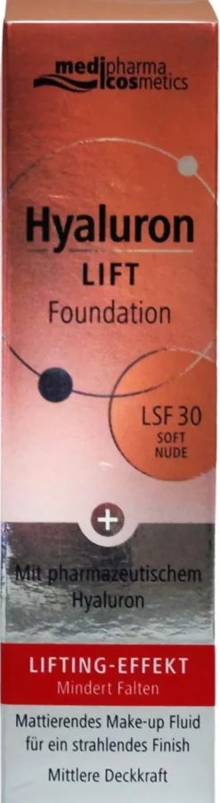 Medipharma Cosmetics Hyaluron Lift Foundation Lsf 30 Soft Nude...