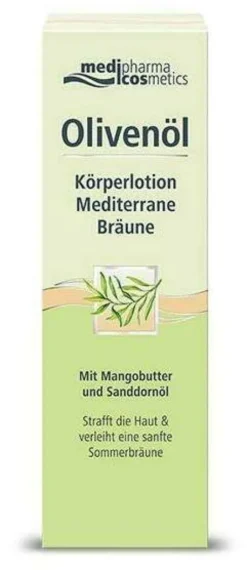 medipharma cosmetics Olivenöl 200 ml Körperlotion mediterrane Bräune