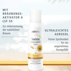 medipharma cosmetics Sonne Schutz & Bräune bronze LSF 50 Aerosol 150 ml Spray