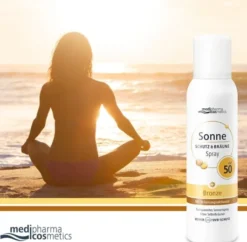 medipharma cosmetics Sonne Schutz & Bräune bronze LSF 50 Aerosol 150 ml Spray