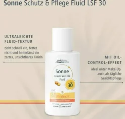 medipharma cosmetics Sonne Schutz & Pflege Fluid ultraleicht LSF 30 50 ml Lotion