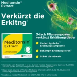 Meditonsin Extract Junior pflanzliche Erkältungstabletten 60 Stück