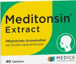 Meditonsin Extract pflanzliche Erkältungstabletten 40 Stück