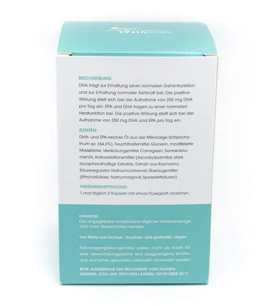 Medivital Omega 3 Alga 120 Kapseln