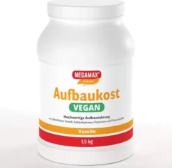 Megamax Aufbaukost Vegan Vanille 500 G Pulver