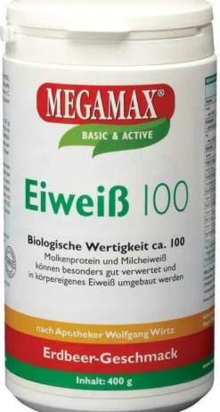 Megamax Eiweiß 100 Erdbeer 400 G Pulver