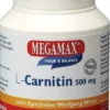 Megamax L Carnitin 500 mg 60 Kapseln