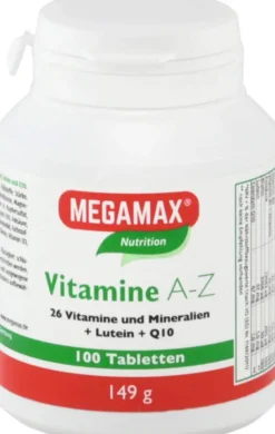 Megamax Vitamine A - Z + Q10 + Lutein 100 Tabletten