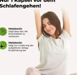 Melatonin+Passionsblume+Baldrian 120 Kapseln
