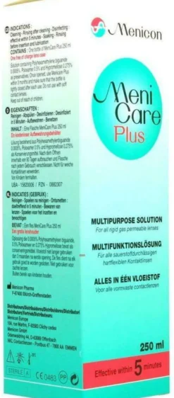 Meni Care Plus Kontaktlinsenpflegemittel 250 ml